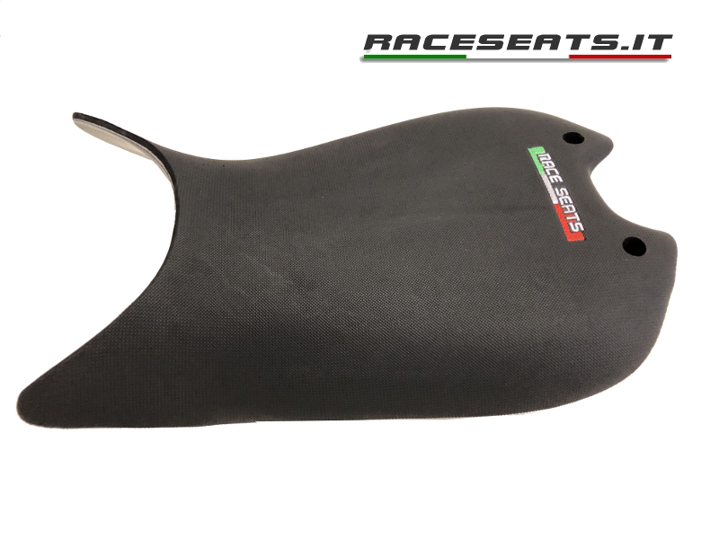 Race Seats +5mm Embossed Seat with Carbon Fiber Base - Ducati